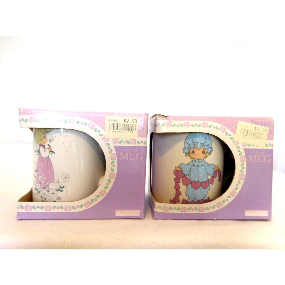 Precious‎ Moments - Ceramic Mug 138320C 1994 Enesco + So many Hearts cup Vintage